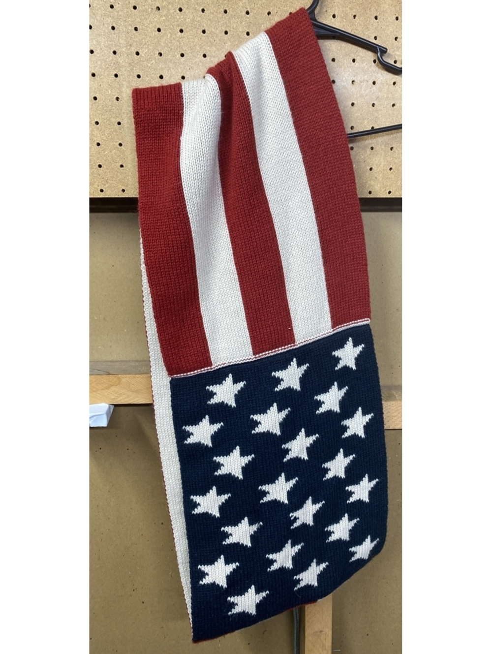 K Accessories American Flag scarf wrap shawl OSFM
